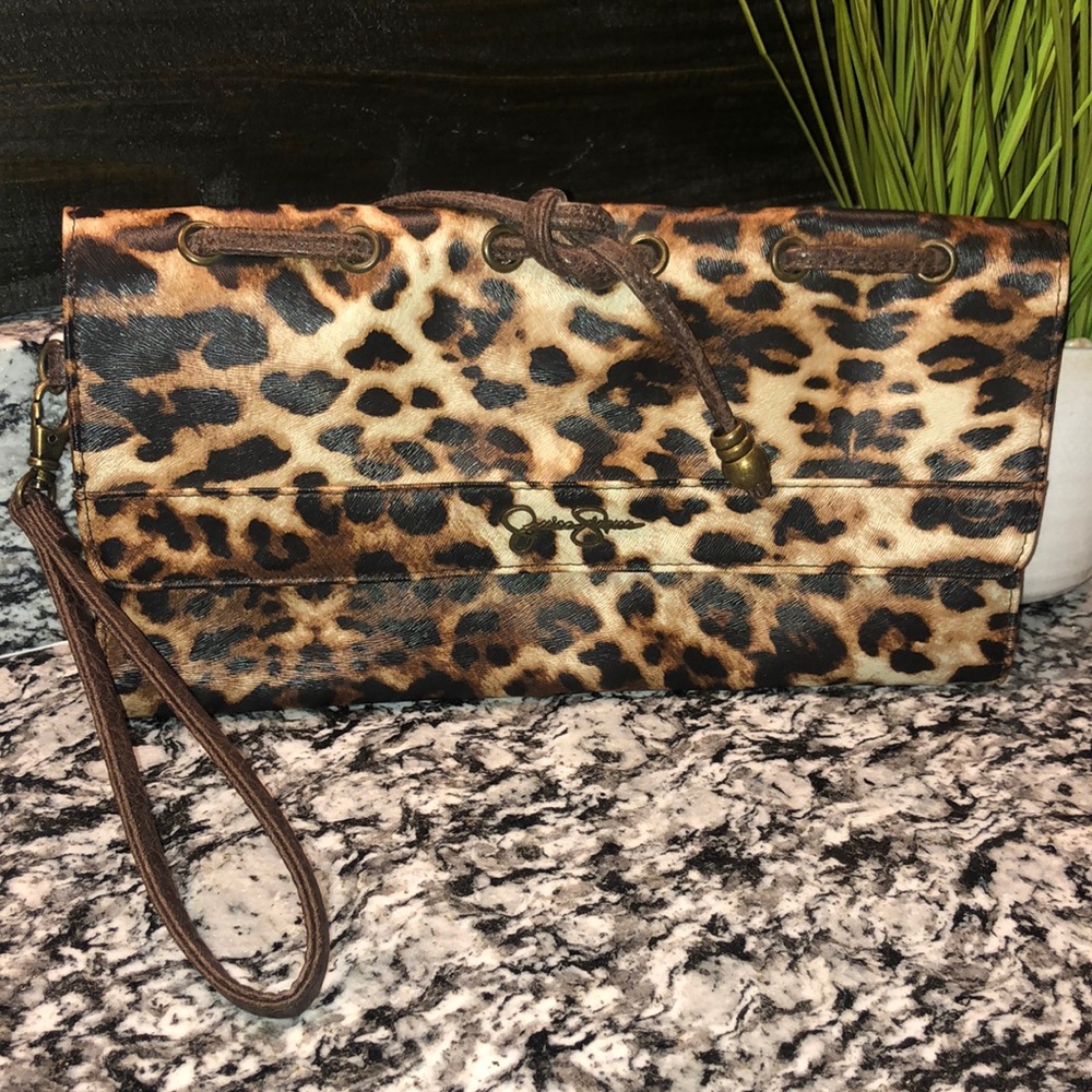 Leopard Jessica Simpson Clutch